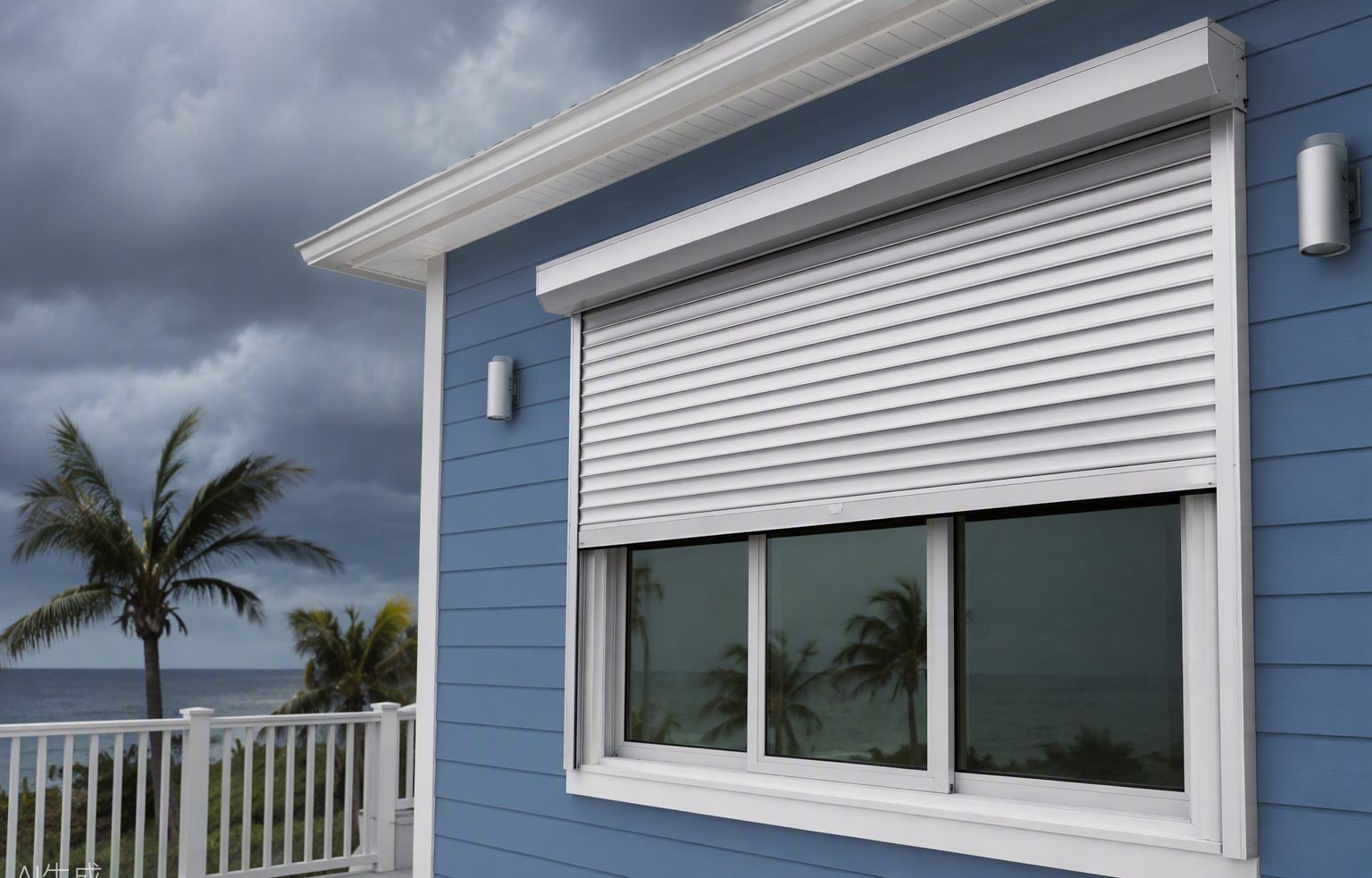 James Okafor's motorized roll-down shutters in Brandon